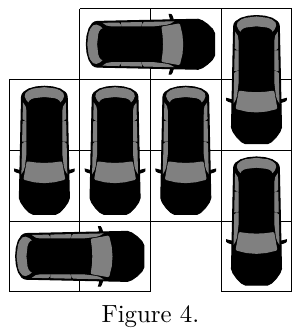 Figure 4. Couverture d’un terrain de 14 cases.